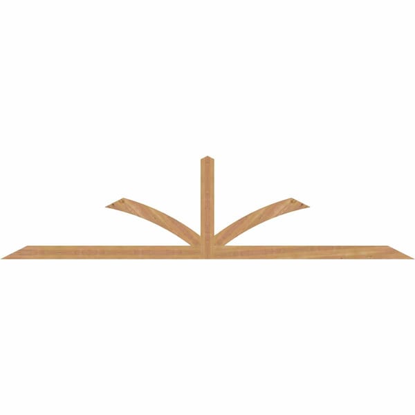 Ekena Millwork Richland Timber Gable Bracket, Western Red Cedar, 108"W x 27"H x 1 1/2"D x 3 1/2"F, 6/12 Pitch GBW108X27X0204RIC00SWR - main